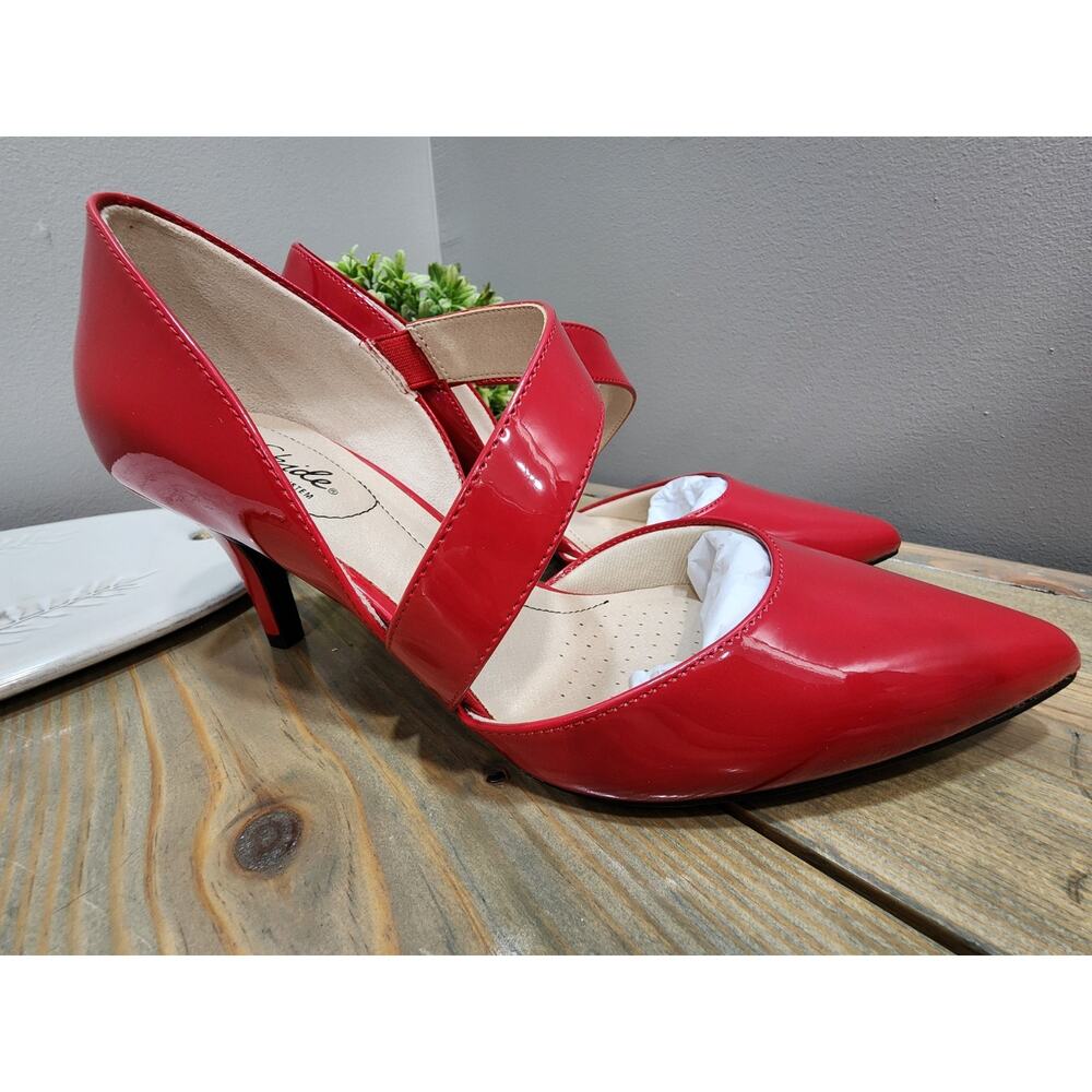 LifeStride Soft Systems Women's Suki Pumps Red Size 8